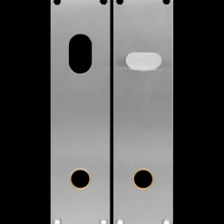 Jasa langskilt sæt m/vrider t/oval cylinder 215x54x2 mm rustfrit stål