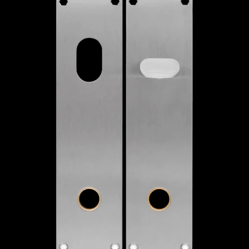 Jasa langskilt sæt m/vrider t/oval cylinder 215x54x2 mm rustfrit stål