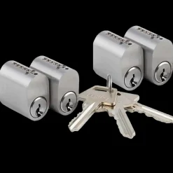 jasa ovalt cylindersæt - 6-stift marforniklet messing