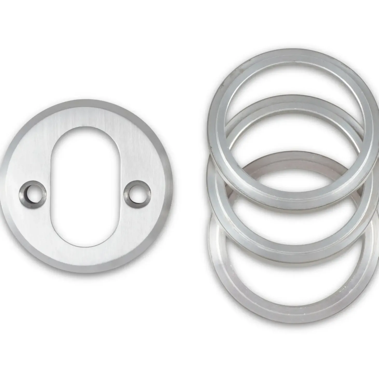 Jasa universal cylinderring oval indv. 6-21 mm børstet rustfrit stål