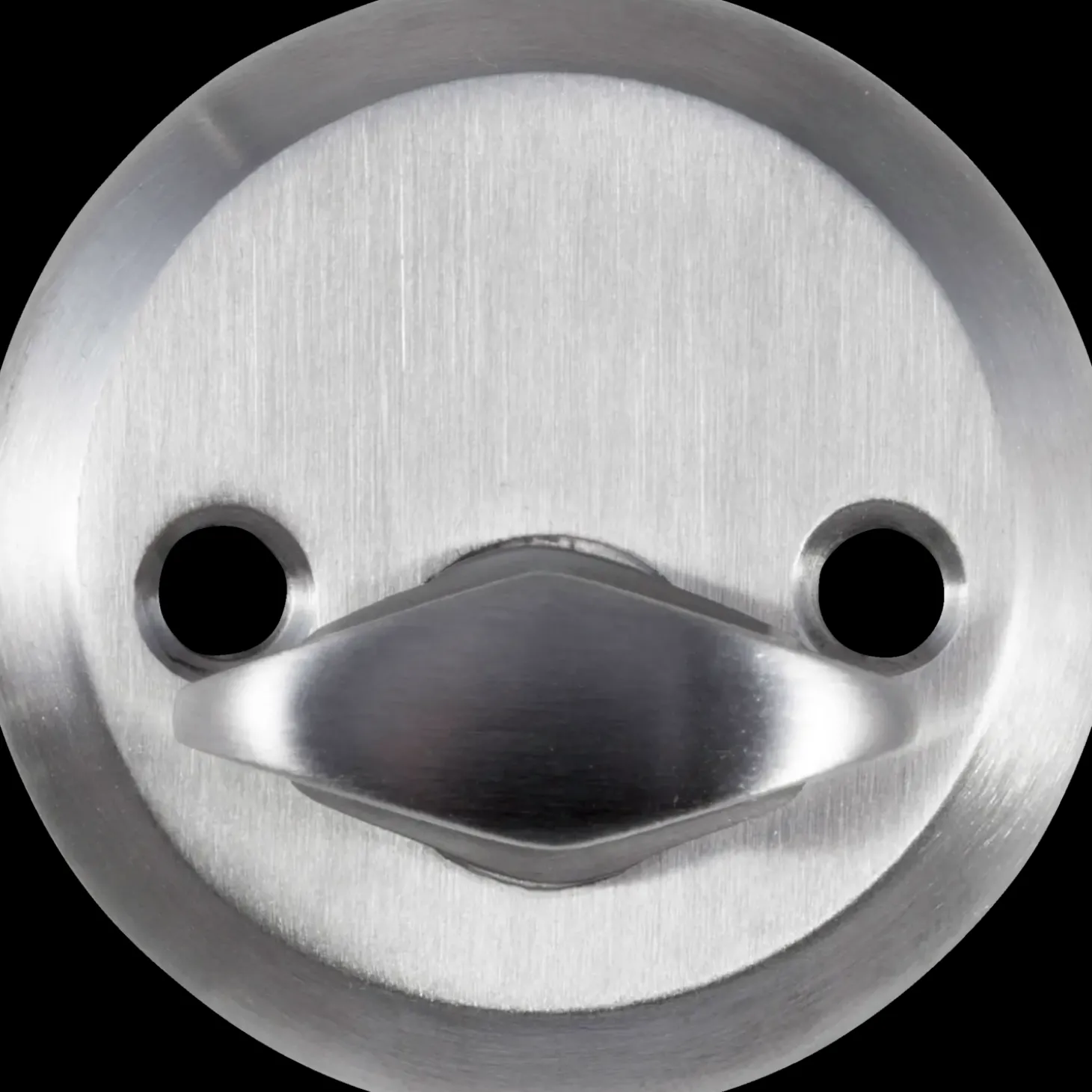 Jasa vridergreb harlekin rustfrit stål inkl. skruesæt