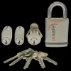 Jasafe låsesæt/sampak 2 cylindere, 1 hængelås, 1 postkasselås