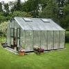 Juliana Gartner 16,2 m² drivhus alu/sort med 10mm polycarbonat