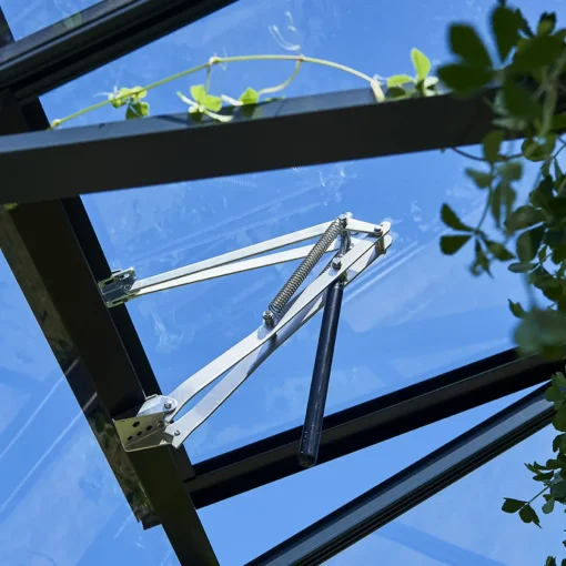 Juliana Gartner 16,2 m² drivhus alu/sort med 10mm polycarbonat