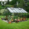 Juliana Gartner 16,2 m² drivhus antracit/sort med 3mm hærdet glas