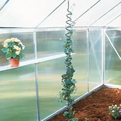 Juliana Premium 13,0 m² drivhus alu/sort med 3mm hærdet glas