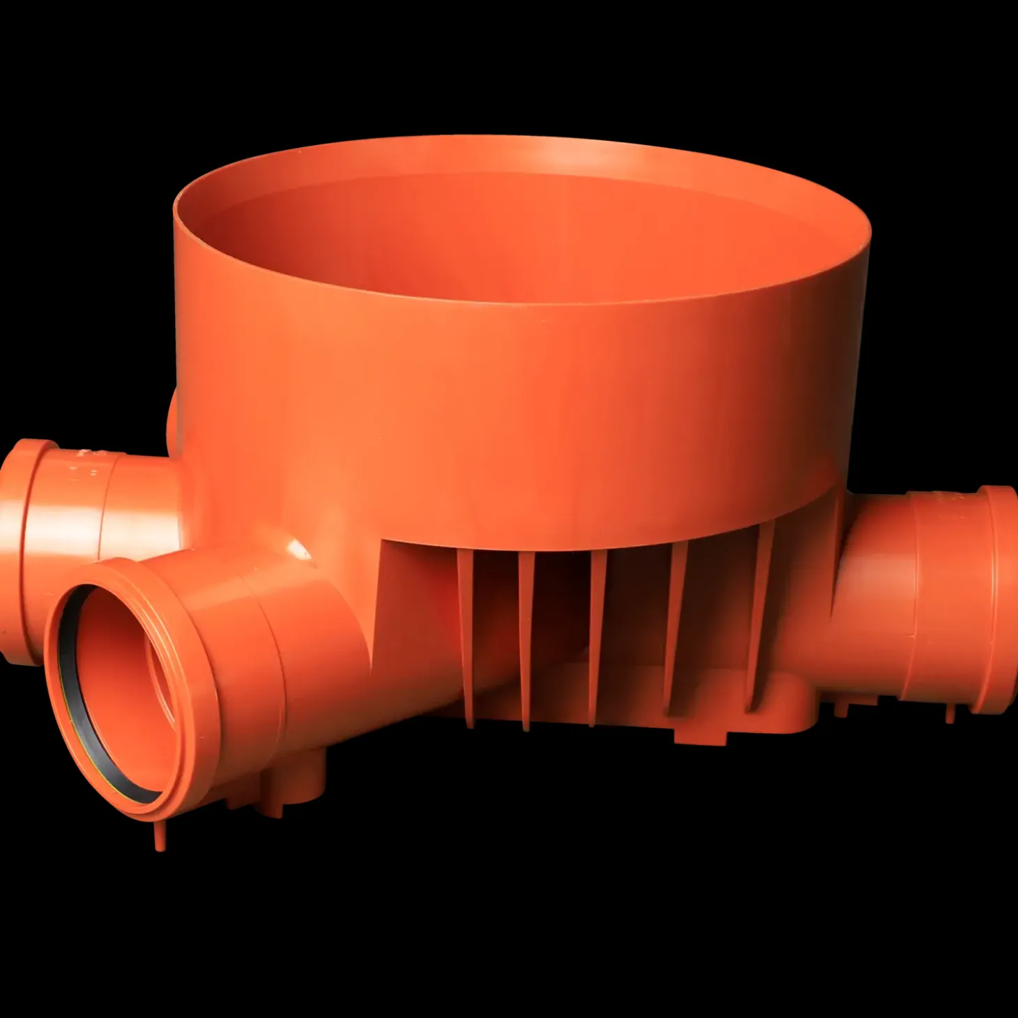 Kaczmarek 315 PP gennemløbsbrønd type 5 med pakning Ø110 mm