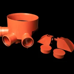 Kaczmarek 315 PP gennemløbsbrønd type 5 med pakning Ø110 mm