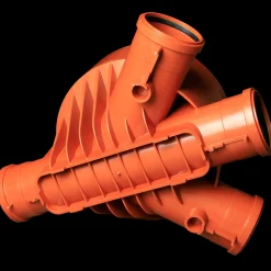 Kaczmarek 315 PP gennemløbsbrønd type 5 med pakning Ø110 mm