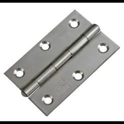 Kanthængsel 76 mm rustfrit stål