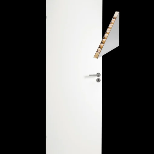 Kilsgaard celledør glat hvid 625x2040x40 mm