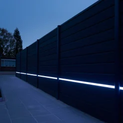 Kirkedal Alu Design LED skinne m/PVC 77x24x1800 mm alu