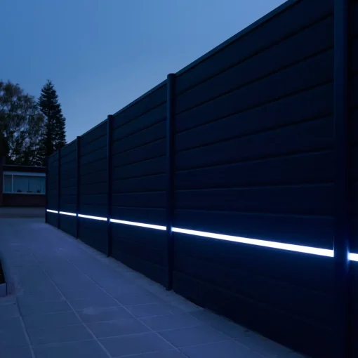 Kirkedal Alu Design LED skinne m/PVC 77x24x1800 mm alu