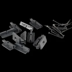 Kirkedal Solid clips m/skruer 20x40 mm 100 stk