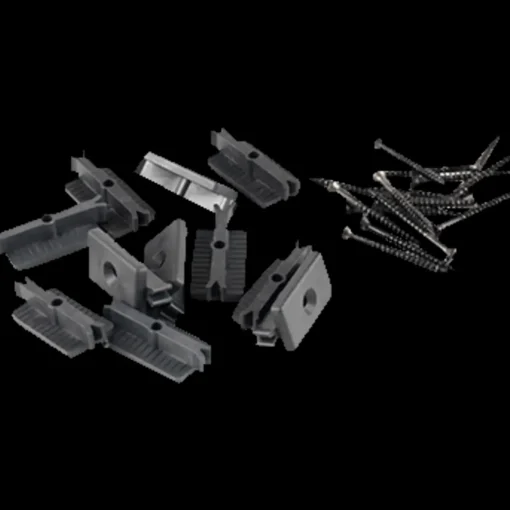 Kirkedal Solid clips m/skruer 20x40 mm 100 stk