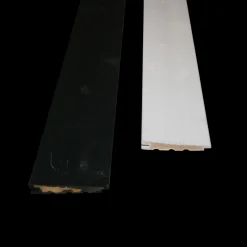 Klinkbekædning gran m/fer og not 25x150 mm (22x145) x 3,6M sortmalet