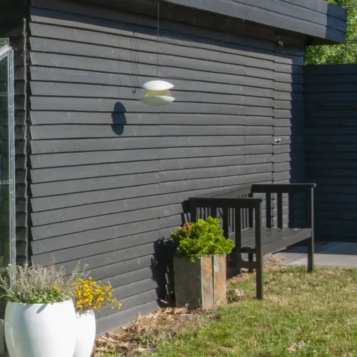 Klinkbeklædning gran sortmalet 19x125 mm x 4,2 m