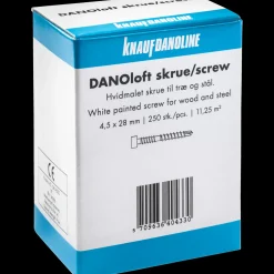 Knauf skrue akustikloft danoloft 28 mm hvid 250 stk