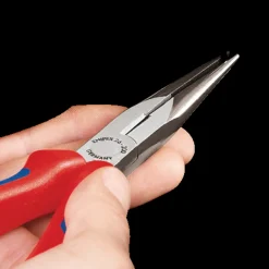 Knipex spidstang med skær og flerkomponent håndtag 200 mm