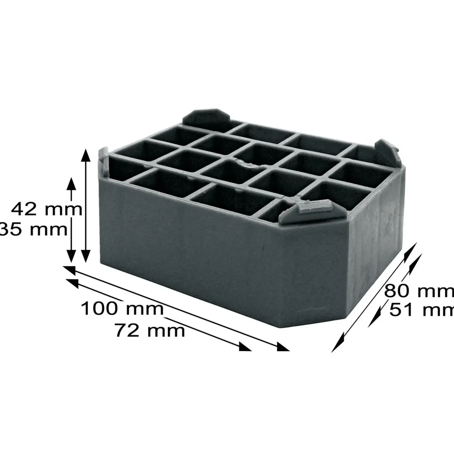 Knudsen Kilen Kombi bundstykke 35x80x100 mm