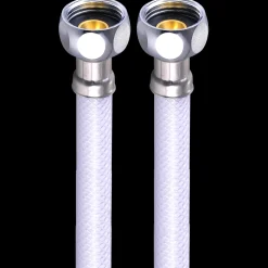 Kombi flex toiletslange 1/2"x1/2"x30 cm hvid
