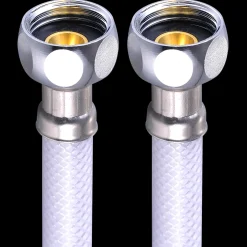 Kombi flex toiletslange 1/2"x1/2"x40 cm hvid