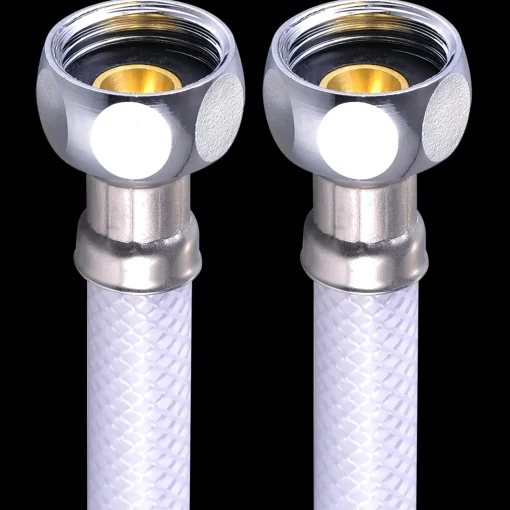 Kombi flex toiletslange 1/2"x1/2"x40 cm hvid