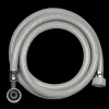 Kombi flex vaskemaskine slange 3/4"x3/4"x200 cm hvid