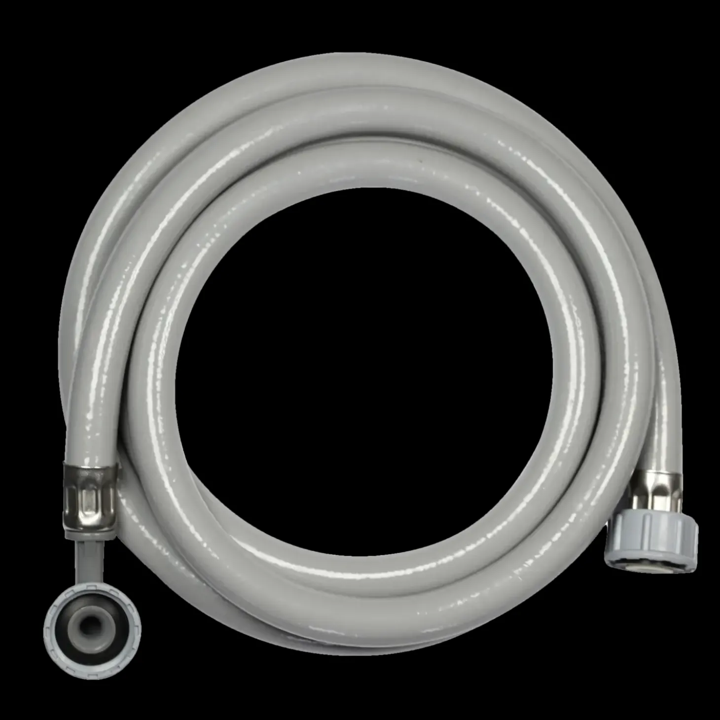 Kombi flex vaskemaskine slange 3/4"x3/4"x200 cm hvid