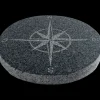 Kompasdæksel G654 Ø40x4 cm mørkegrå