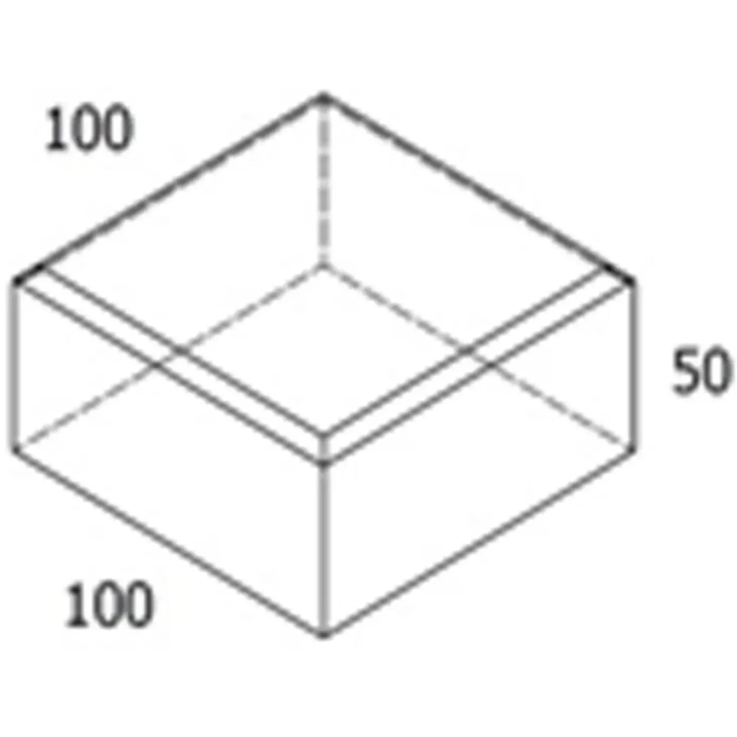 Kopsten grå standard - 10x10x5 cm