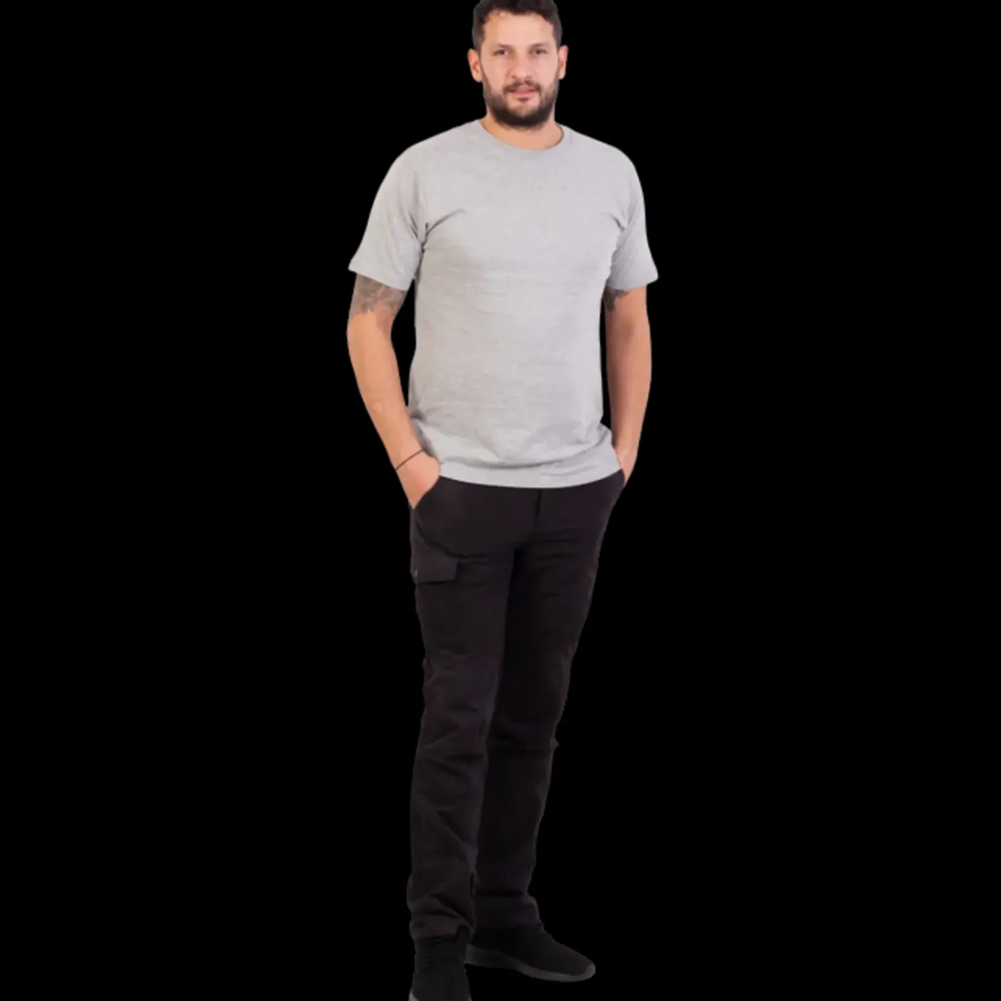 KPH Goss t-shirt str. S melange