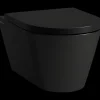Laufen Kartell væghængt toilet Glossy sort