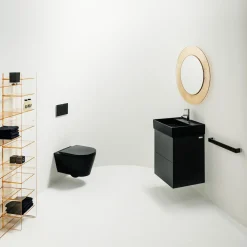 Laufen Kartell væghængt toilet Glossy sort