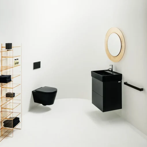 Laufen Kartell væghængt toilet Glossy sort