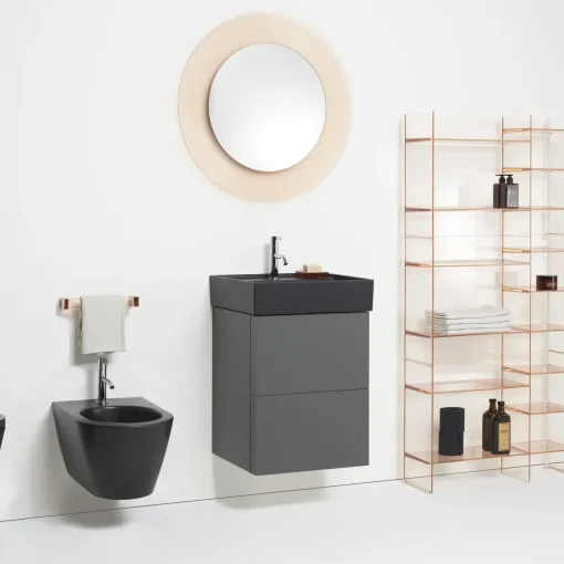 Laufen Kartell væghængt toilet Glossy sort
