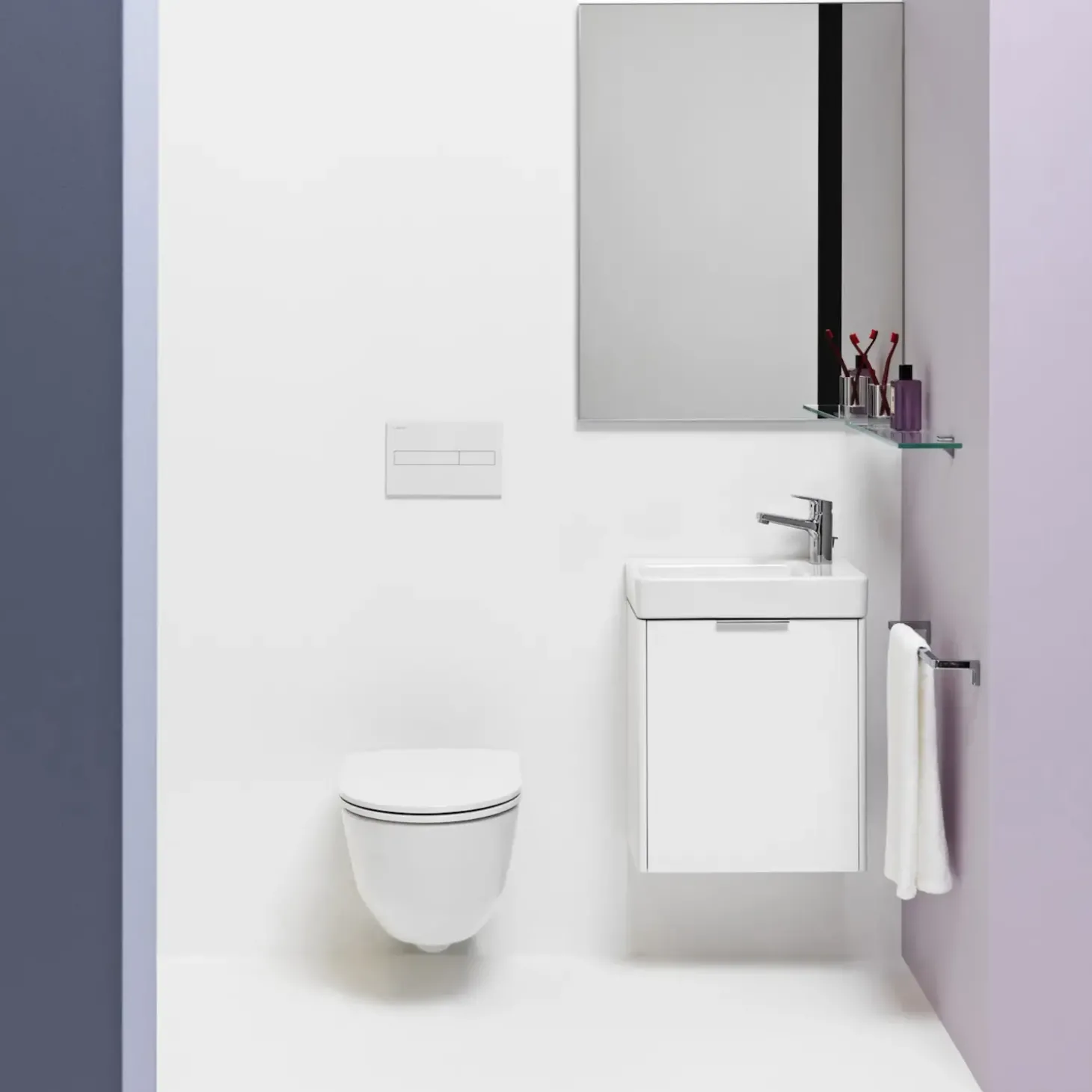 Laufen Pro væghængt toilet inkl. SoftClose toiletsæde hvid