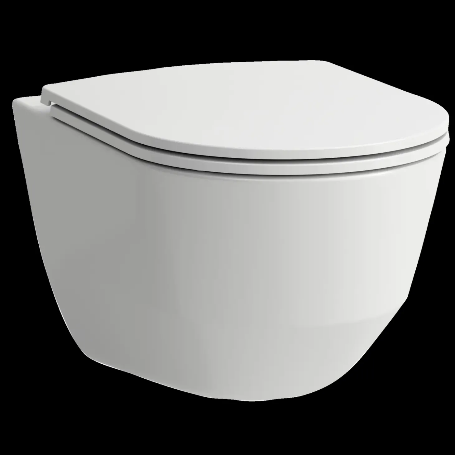 Laufen Pro væghængt toilet inkl. SoftClose toiletsæde hvid