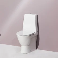 Laufen Pro-N toilet m/skjult P-lås hvid