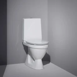 Laufen Rigo toilet m/skjult S-lås hvid