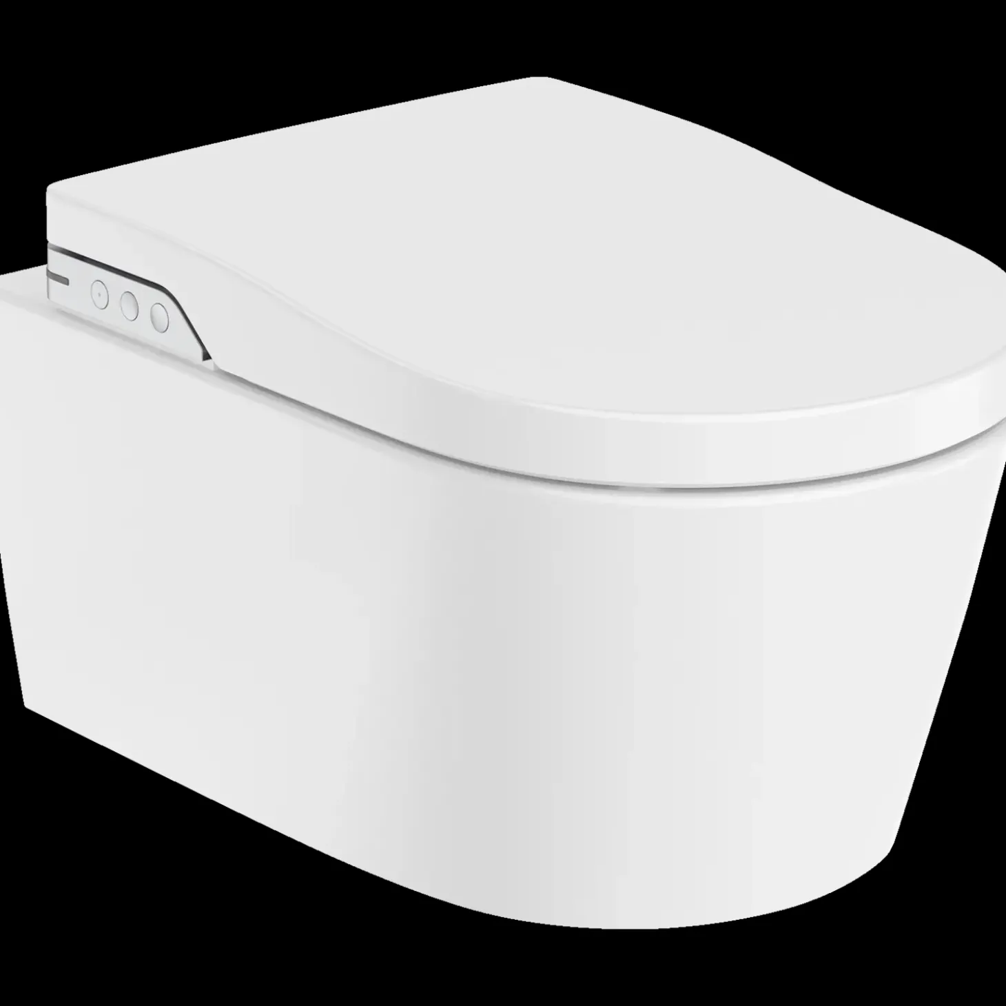Laufen Roca Inspira væghængt duschtoilet inkl. softclose sæde hvid