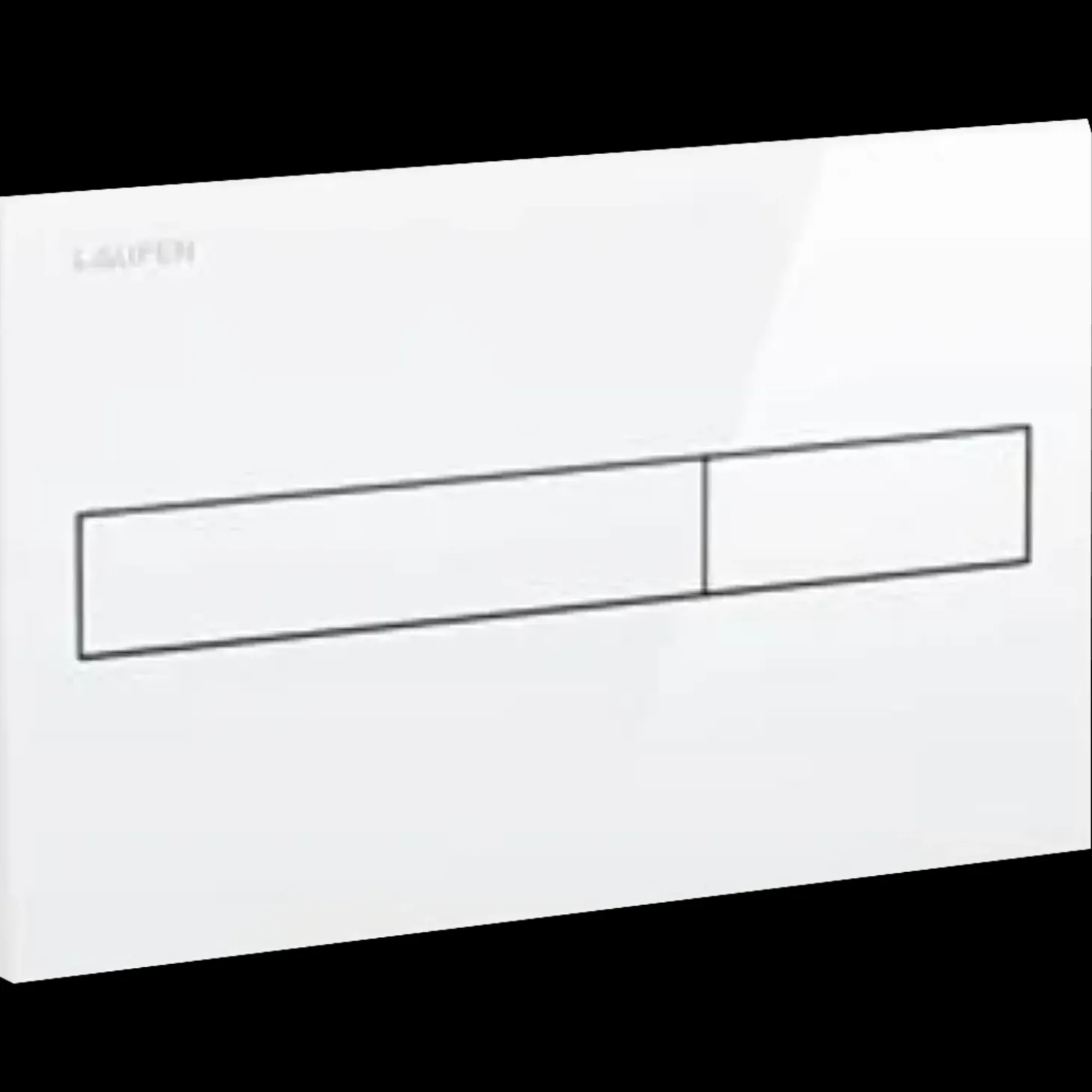 Laufen toilet trykknap 160x10x250 mm hvid