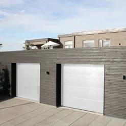 Ledhejseport hvid B2410 x H2140 mm