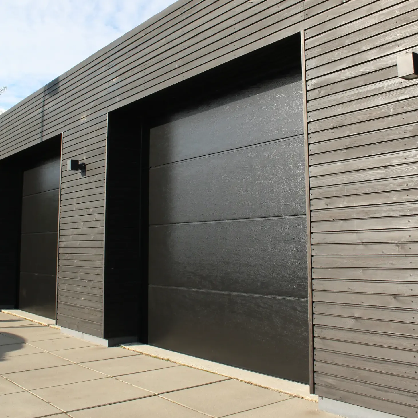 Ledhejseport sort/antracit B2410 x H1940 mm