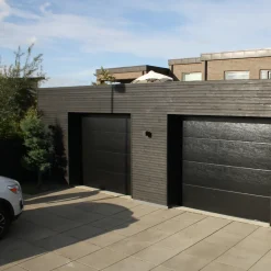 Ledhejseport sort/antracit B2530 x H2140 mm