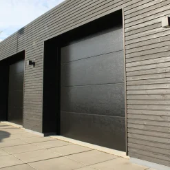 Ledhejseport sort/antracit B2530 x H2140 mm