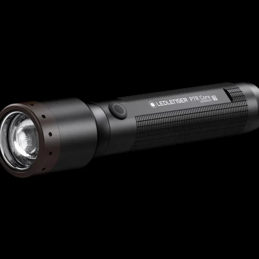 Ledlenser P7R Core lommelygte inkl. 1xgenopladelig batteri sort