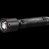 Ledlenser P6R Core lommelygte inkl. 1xgenopladelig batteri sort