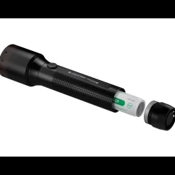 Ledlenser P6R Core lommelygte inkl. 1xgenopladelig batteri sort
