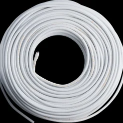 LED.rund 100 m H03VV-F hvid